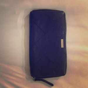 Kate Spade Black Quilted Leather Wallet